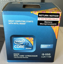 Intel Core i3-550 3.2GHz 4MB CACHE LGA1156 73W BX80616I3550 DUAL CORE Processor