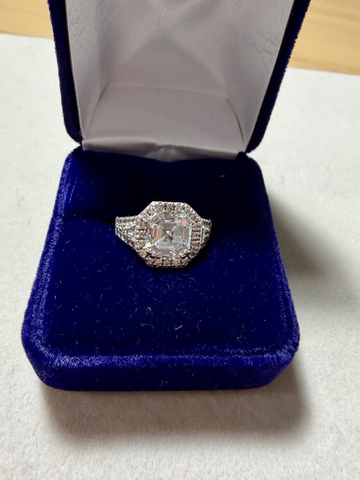 Sterling Silver Cubic Zirconia CZ Ring Size 6