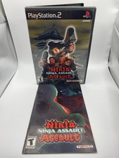 Ninja Assault (Sony PlayStation 2, 2002) no game - artwork/manual only W/RegCard