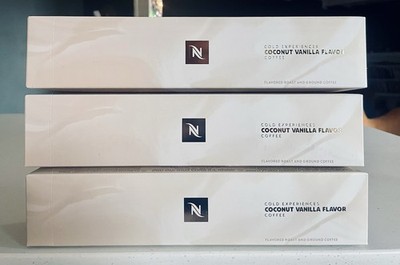 30 NESPRESSO VERTUO Line Coconut Vanilla Flavour Over Ice Coffee Espresso