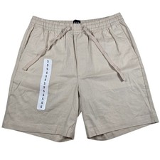 Gap Breathable Soft Woven Linen Blend Pull-On Easy Fit Resort Short- Men's Sz S