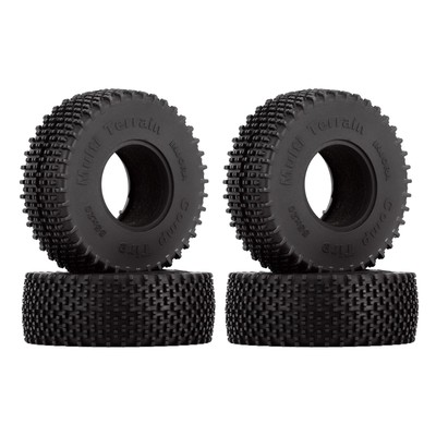 1.0 Tires - S5 All Terrain Comp Pin Crawler Tires for TRX4M AX24 SCX24 FCX24 ...