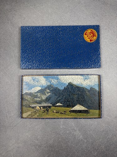 Rare Puzzle Penelope Suisse Frommattalp Zweisimmen Swiss Alps Scene (Complete)