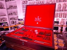 Nur Abholung !!! WMF 800 Silber Besteck 30 Teile im Original-Koffer