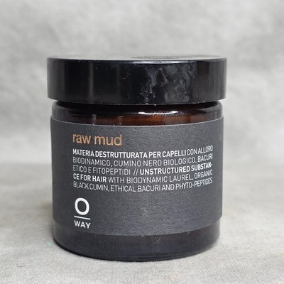 Oway Raw Mud Unstructured Substance for Hair w/Laurel, Cumin, Peptides 1.7 oz