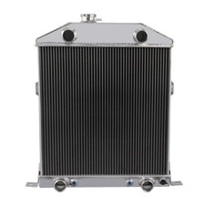 Cc46fh 3 Row Aluminum Radiator Ford Mercury Coupe Flat Head Engine 1942-1948
