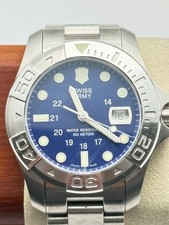 Victorinox Swiss Army 45mm Blue 500M Dive Master Quartz Watch Bracelet Sapphire