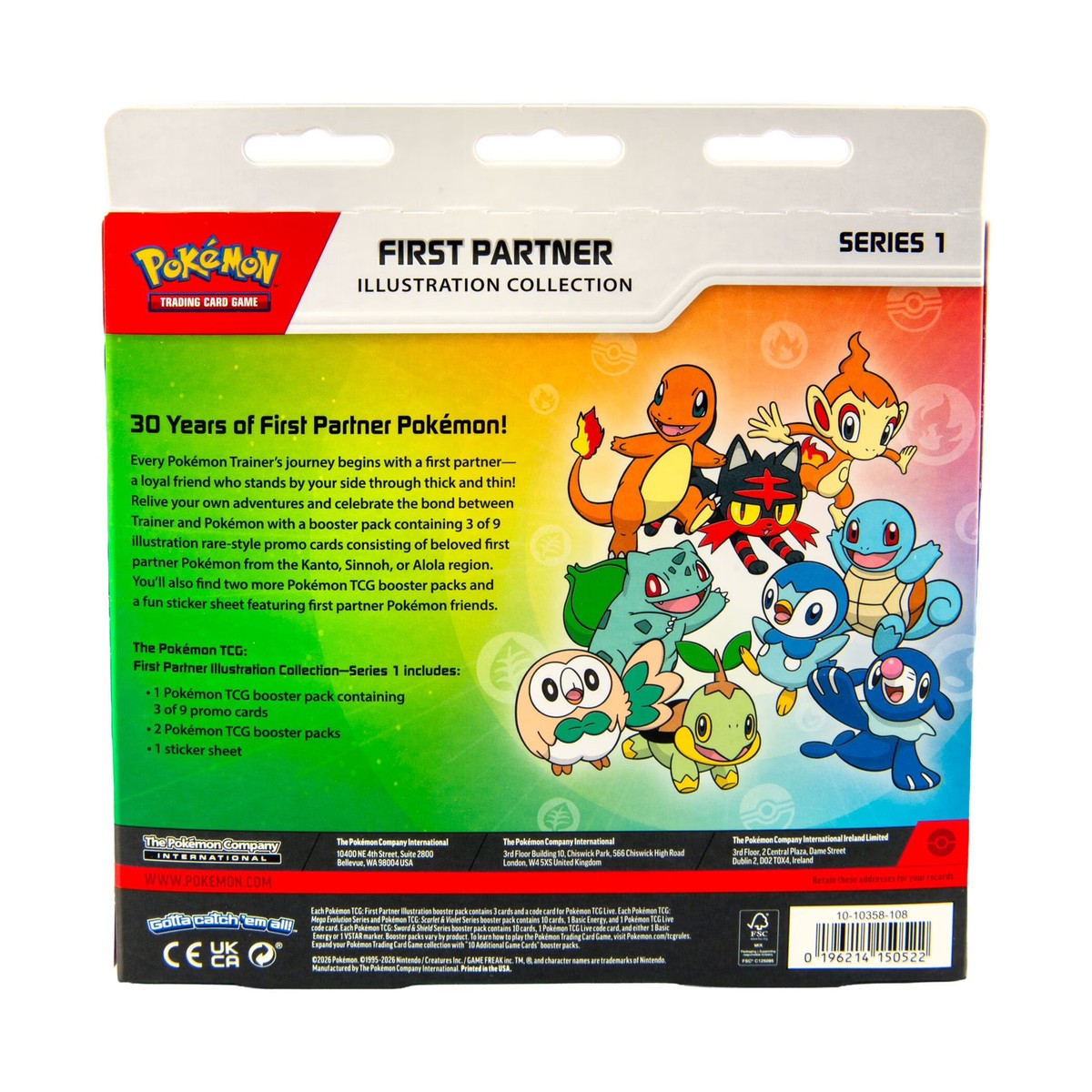 Pokemon Trading Card Games First Partner Illustration Collection