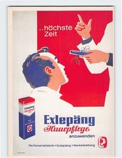 Postcard Exlepäng Haarpflege Advertisement