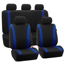 Cosmopolitan Flat Cloth Car Seat Covers Fit For Car Truck Suv Van - Full Set