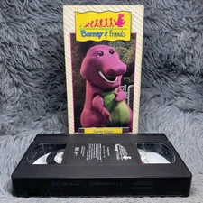 Barney & Friends Playing It Safe VHS Tape 1992 Time Life Video The Lyons Group