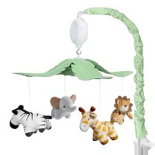 Jungle Safari Baby Crib Mobile with 35 Lullabies and 3 Modes