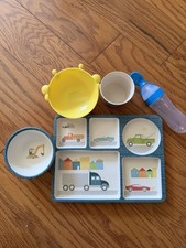 Mixed Lot Of Kids Plates Bowl cups Kitchen Dishwater