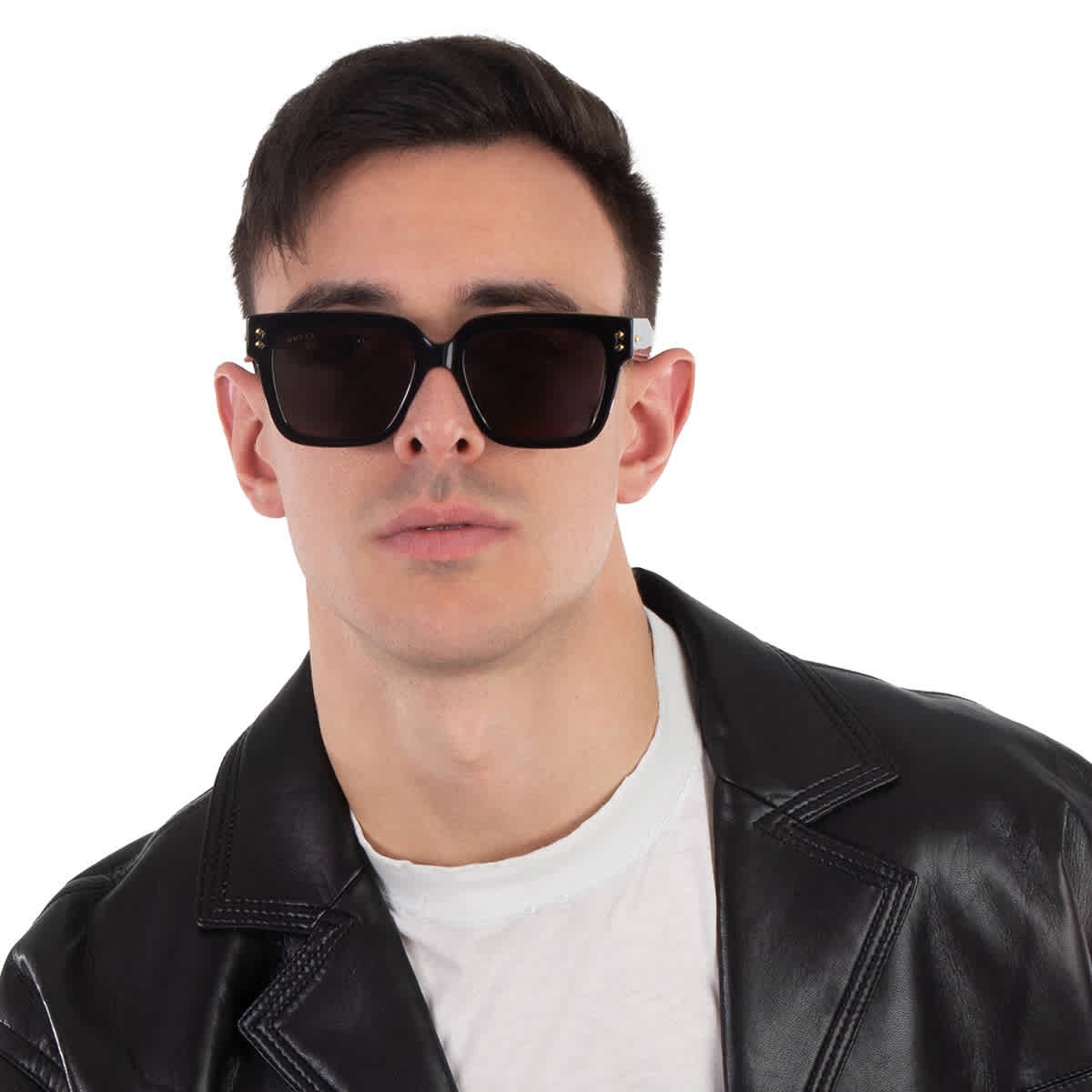 Мужские солнцезащитные очки Gucci Grey Square GG1084S 001 54 GG1084S 001 54 42090₽