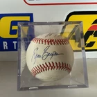 1996 SAN DIEGO PADRES MLB BASEBALL - AUTOGRAPHED OFFICIAL BALL - 9 SIGNATURES EX