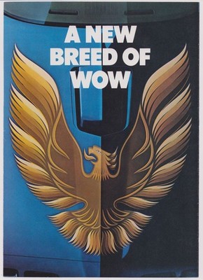 1979 Pontiac FIREBIERD TRANS AM Formula Advertising Insert Sales Brochure 5.7 GM