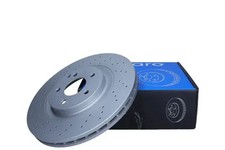 2x Bremsscheibe gelocht/innenbel. QD6145 QUARO f&uuml;r MERCEDES-BENZ C-KLASSE CLK