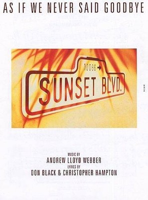 As If We Never Said Goodbye Andrew Lloyd Webber Book [Softcover] Piano, Vocal an