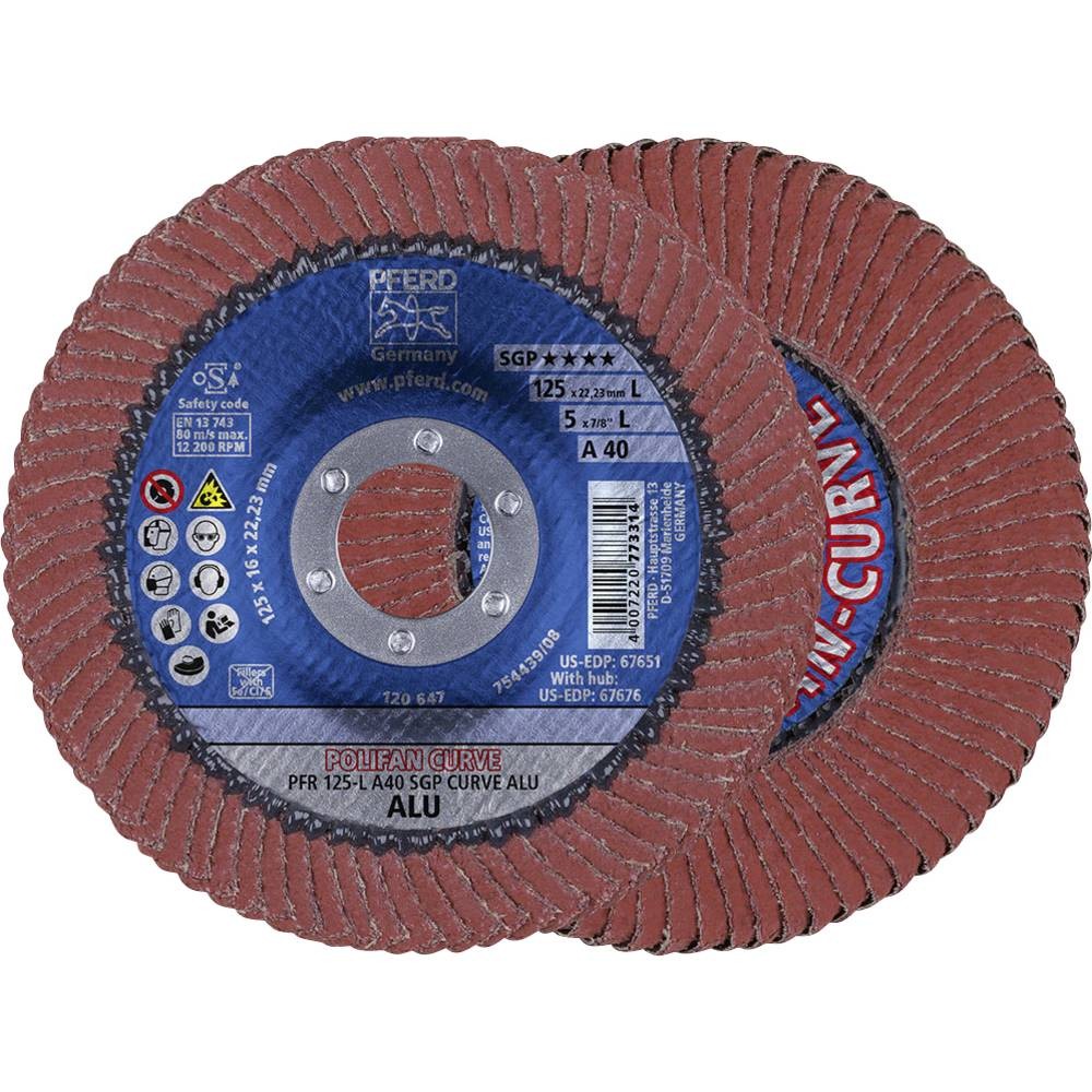 Ce disque segmenté 125 mm offre un meulage d'angle optimal sans encrassement sur vos pièces en alu