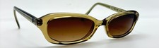 Vintage Calvin Klein 4018 Brown Translucent Oval Sunglasses W/ NEW LENSES 