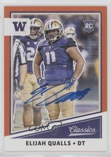 2017 Classics Rookies Significant Signatures Orange 25/25 Elijah Qualls Auto fm0