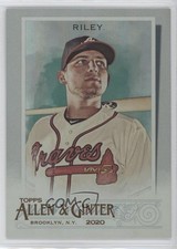 2020 Topps Allen & Ginter's Hot Box Silver Portrait Austin Riley #225 7iu