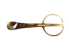 A Vintage 'Solingen' of Germany, Scissor Type, 24k Gold Plated Cigar Cutters