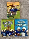 Tiki and Ronde Barber Football 3 Books - Two Autographed by Tiki Barber