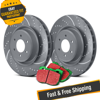 EBC Stage 10 Super Sport Dimpled & Slotted Front Brake Kit for 07-11 Honda Civic