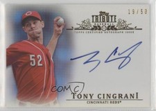2013 Topps Tribute Auto Blue 19/50 Tony Cingrani #TA-TC Auto fm0