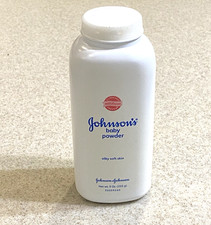 Vtg 2010 Johnsons TALC Baby Powder 9 oz Bottle 70 Full Discontinued Formula