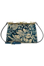 Patricia Nash Milina Frame Crossbody Bag Greek Floral