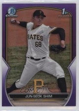 2023 Bowman Chrome Prospects Purple Refractor 10/250 Jun-Seok Shim #BCP-153 05nn