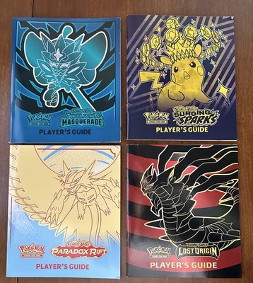 Pokemon Player Guide Books - Paradox Rift Sword & Shield  and MORE set of 4