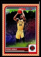 Ochai Agbaji 2023-24 Hoops Haunted Hoops Orange #62 Toronto Raptors