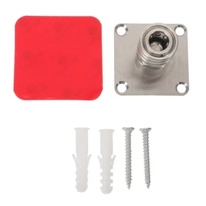 2Pcs Support de pistolet à mousse pour lave-pression en acier inoxydable Raccord rapide rangement mural