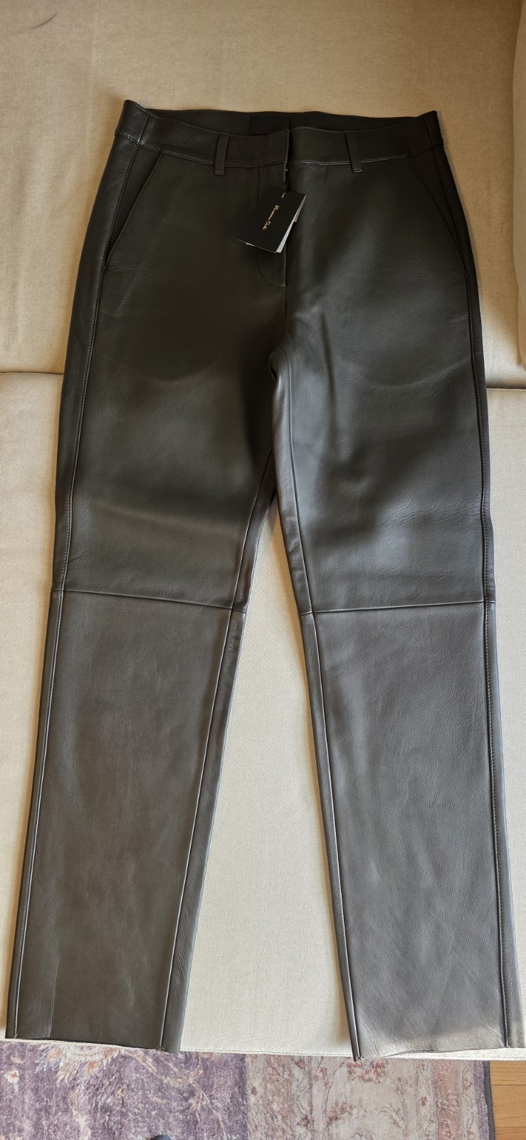 Massimo Dutti Women's Leather Pants