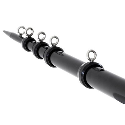 Tigress XD Telescoping Aluminum Outrigger Poles - 18' - 1-1/2'' OD - Black