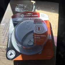 First Alert Interconnect Hard-Wired w/Battery Back-up Ionization Smoke Detector