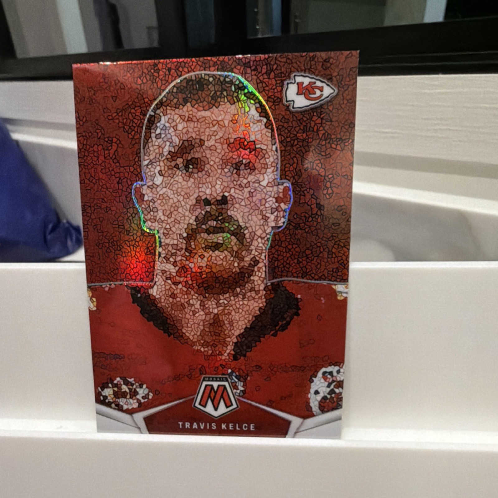 2024 Panini Mosaic Micro Mosaic Travis Kelce #MM-TKE Kansas City Chiefs Football