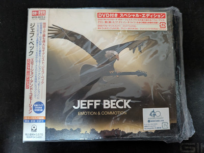 Jeff Beck Emotion & Commotion Japan CD/DVD Obi 2010 WPZR-30373/4