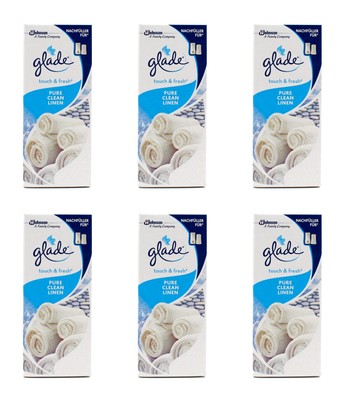 Glade touch & fresh Nachfüller Pure Clean Linen NV , 6x10ml EAN5000204078251