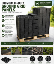 60x Grids Grass Gravel Parking Mats Heavy Duty Drainage Paving Stabiliser UK
