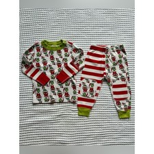 Hanna Andersson x The Grinch Mix It Up Patchwork Organic Cotton Pajamas - 2T