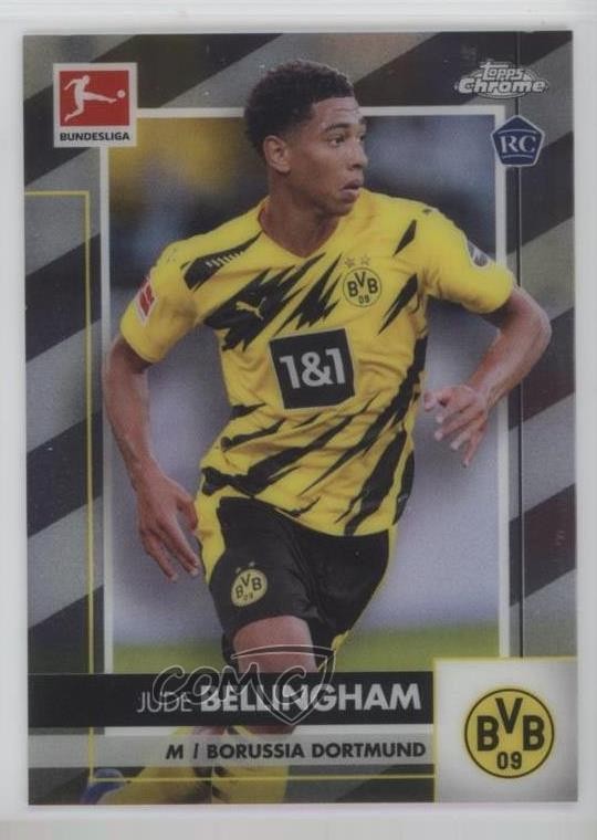 2020-21 Topps Chrome Bundesliga Jude Bellingham #31 Rookie RC 4m4