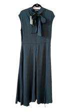 sage green mesh puff detail corset bodycon dress Reiss Short Sleeve Half Zip Polo Sage Green