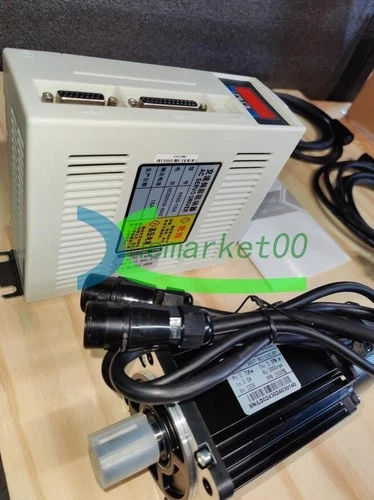 80ST-M02430+AASD 15A(v6.3.1 white) Kit (w/Shielded Motor Cable) For Sim Racing