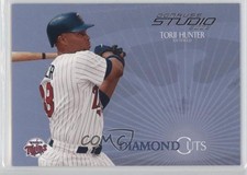 2005 Donruss Studio Diamond Cuts 4/1250 Torii Hunter #DC-8 0z8