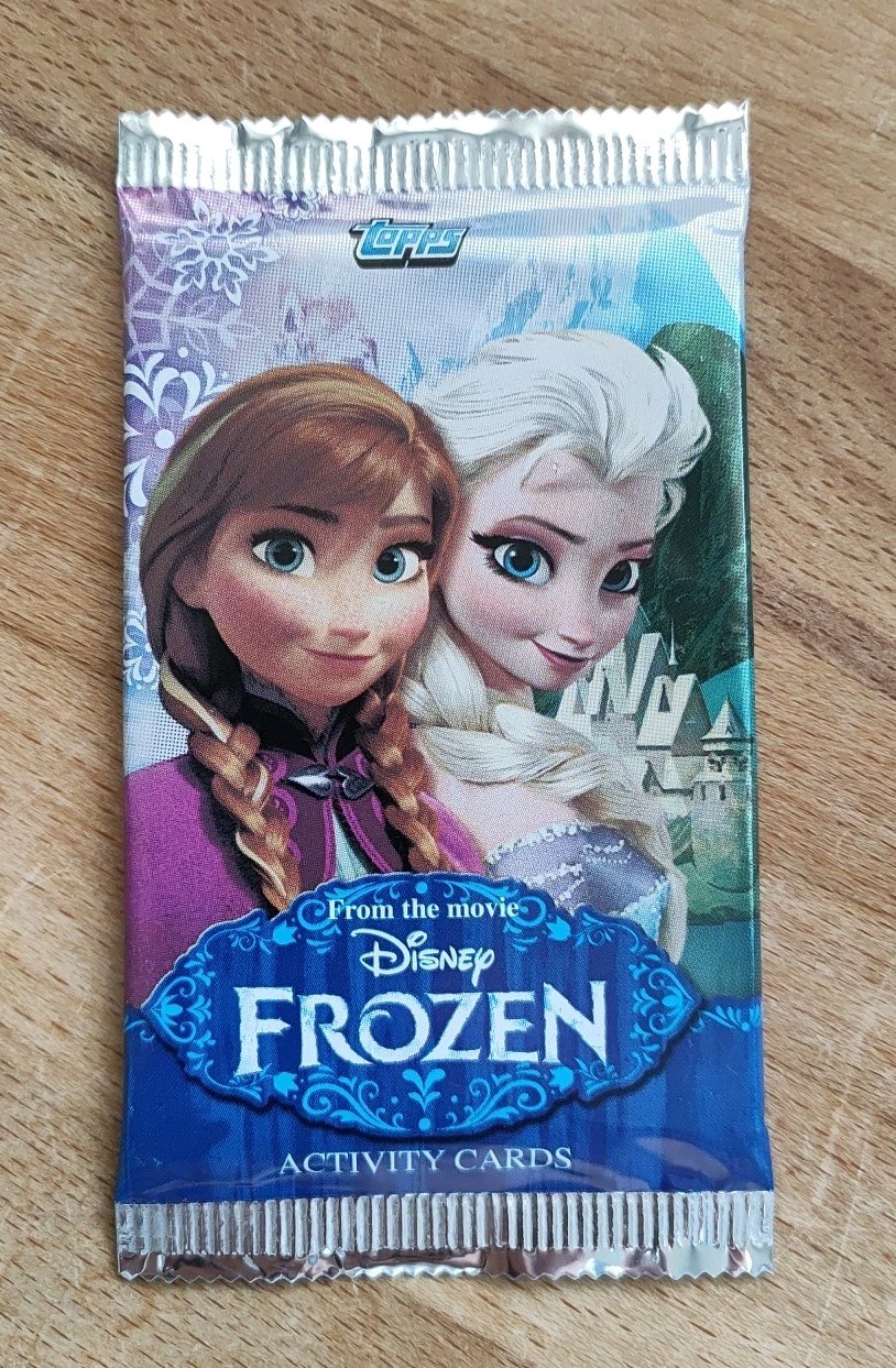 Topps Disney Frozen Trading Cards Sealed Original Booster Pack (2014) - Rare