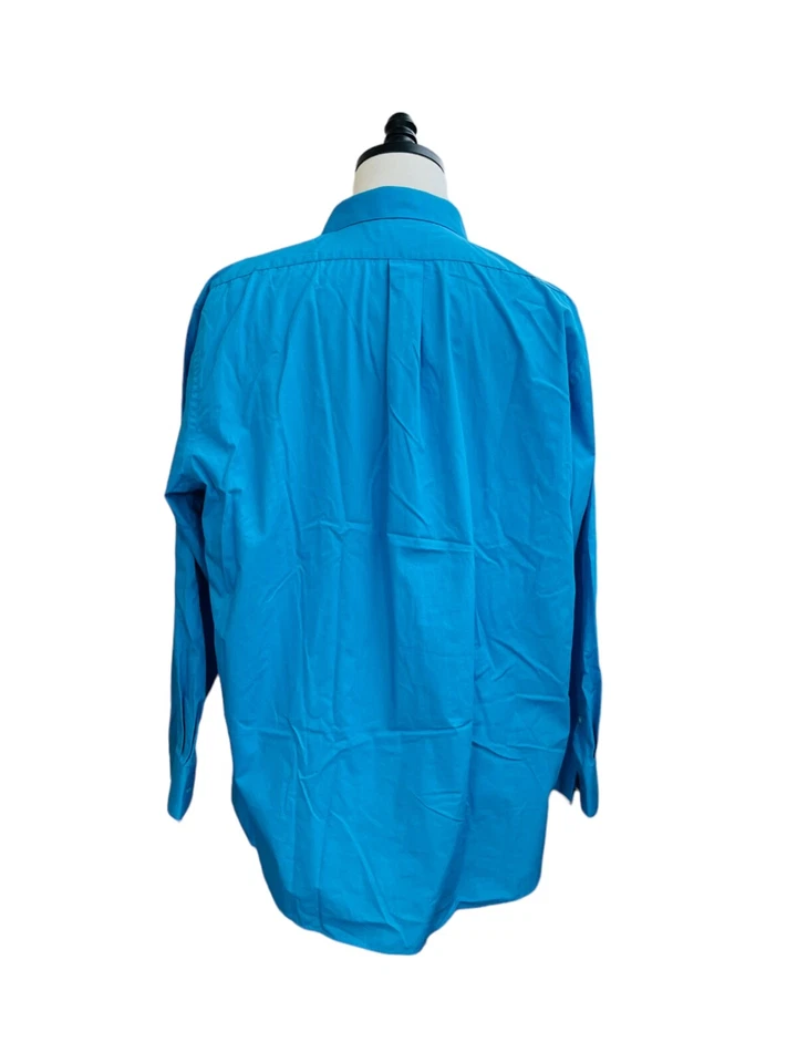 Camisa de vestir Covington para hombre turquesa con botones XL (17-17,5/34-35) Foto 3 de 4